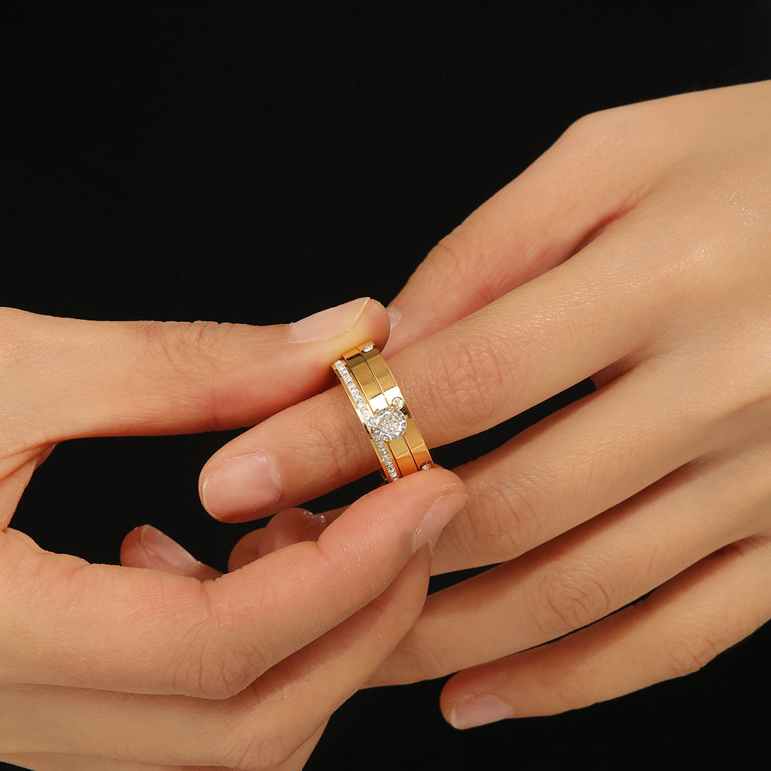 SAUQSTORE® Minimalist Gold Rings