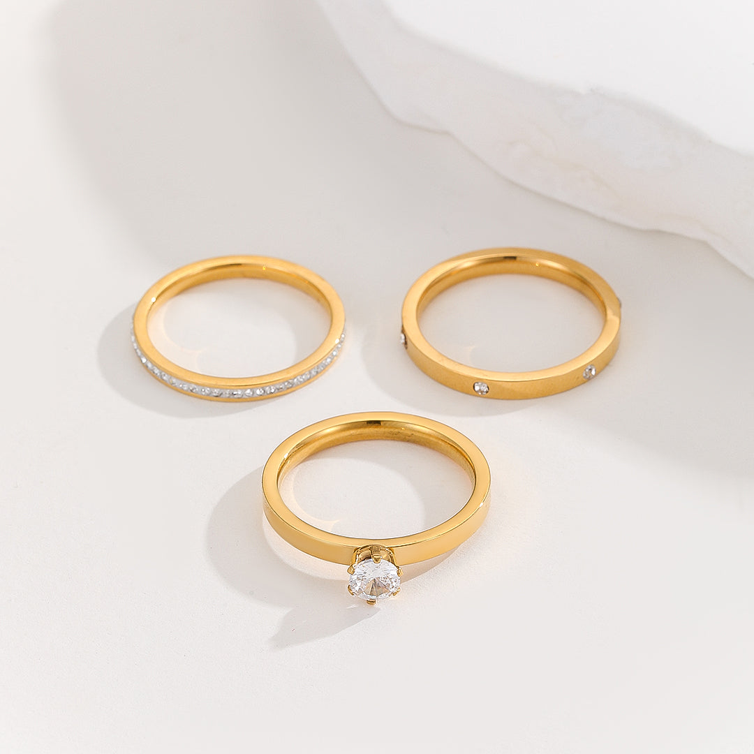 SAUQSTORE® Minimalist Gold Rings