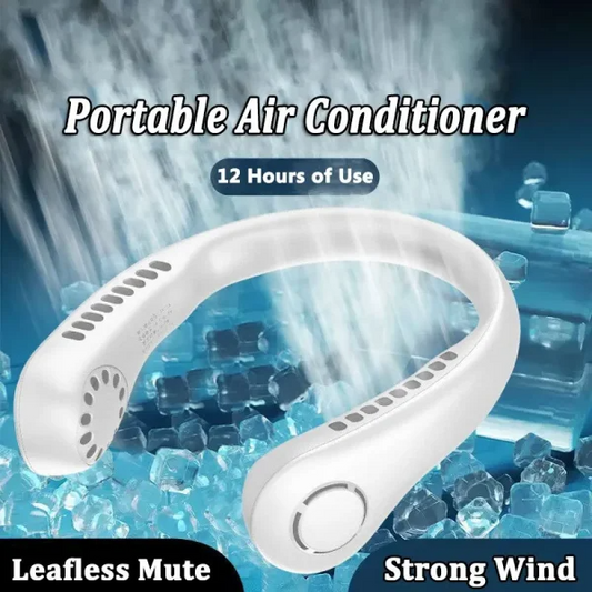 SAUQSTORE® Mini Neck Portable Air Cooler Fan