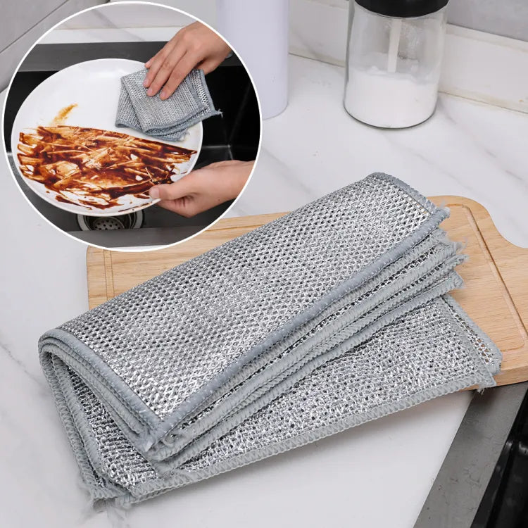 SAUQSTORE® Non Scratch Steel Wire Dishcloth