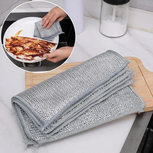 SAUQSTORE® Non Scratch Steel Wire Dishcloth