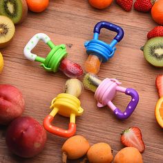 SAUQSTORE® Baby Spoon Feeder | With Fruit Pacifier