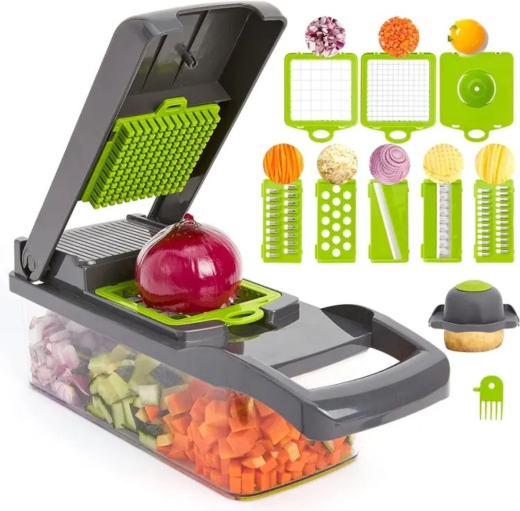 SAUQSTORE® Vegetable and fruit cutter nicer dicer all in one