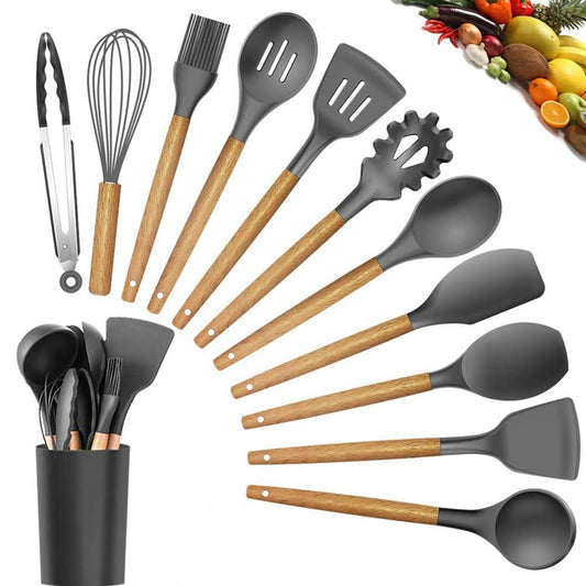 SAUQSTORE® Crafted From Heat Resistant Non Toxic Kitchen Tools