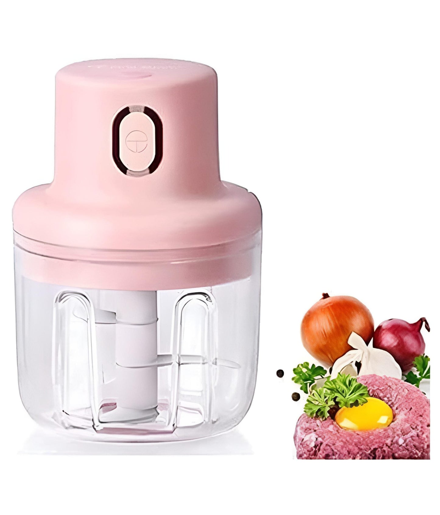 SAUQSTORE® Portable Mini Electric Garlic Food Chopper