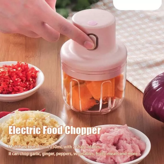 SAUQSTORE® Portable Mini Electric Garlic Food Chopper