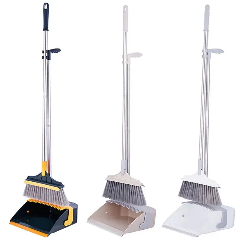 SAUQSTORE® Attachable Broom with dustpan cleaning product