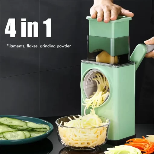 SAUQSTORE®3 In 1 Round Cutter Vegetable Slicer Manual