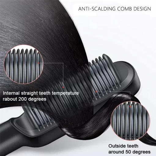 SAUQSTORE® 2-in-1 HAIR STRAIGHTENER COMB