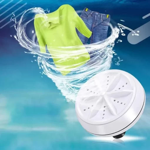 SAUQSTORE® 3 In 1 Mini Washing Machine Portable Rotating washer