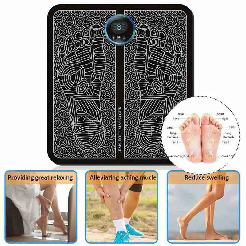 SAUQSTORE® Electric EMS Foot Massager Pad