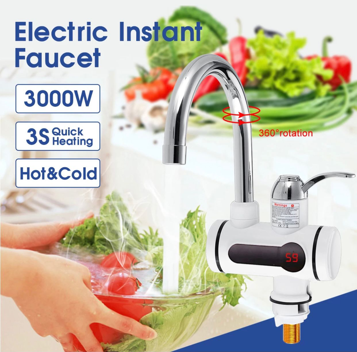 SAUQSTORE® Electric Faucet Water heater