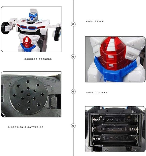 SAUQSTORE® Robot Deform Car For Kids