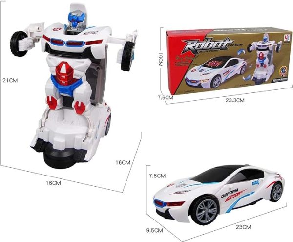 SAUQSTORE® Robot Deform Car For Kids