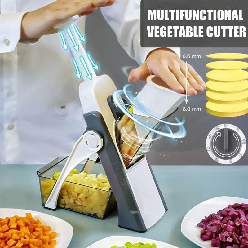 SAUQSTORE® Mandoline Slicer | Vegetable Cutter & Slicer